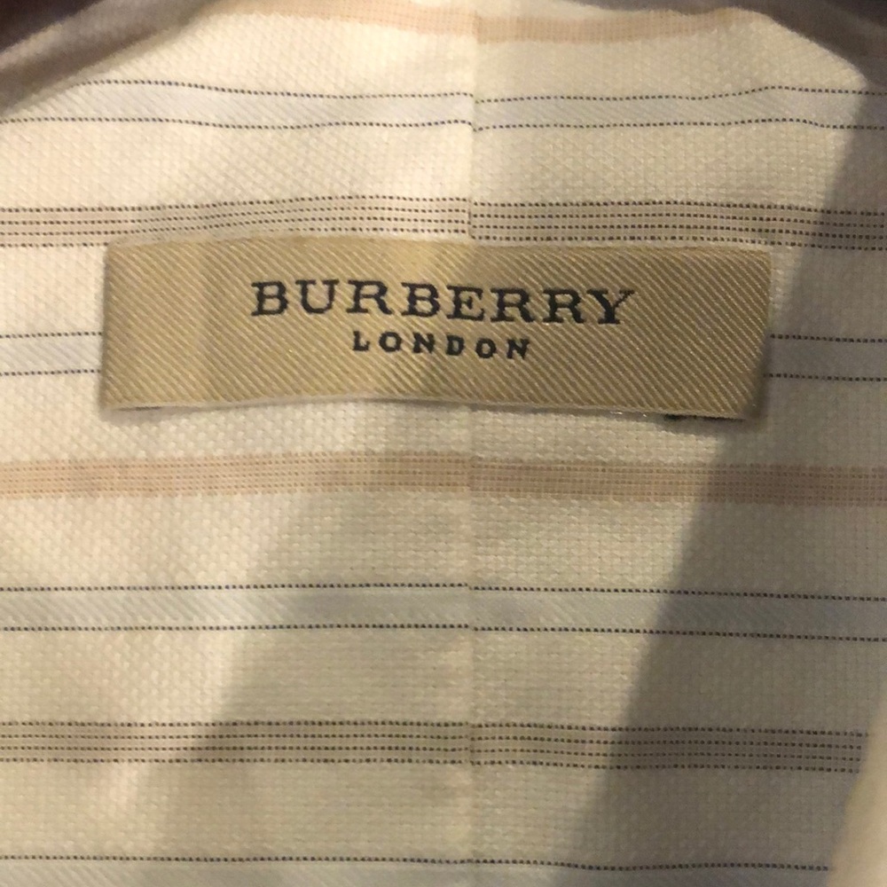 Burberry Pinstripe Dress Shirt